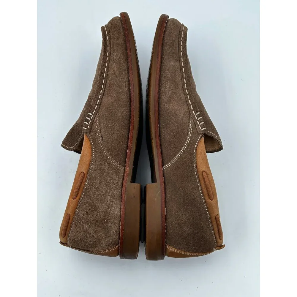 UGG Loafers Mens Size 9 Brwn Suede Shearling Slip-On Comfort Shoes Core Wardrobe